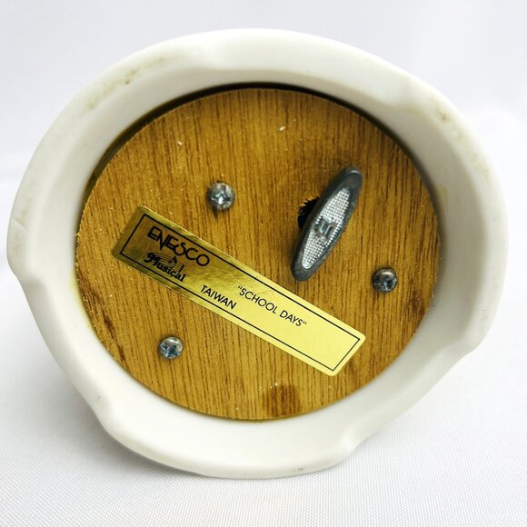 Enesco Mice Vintage Mushroom Schoolhouse Music Box "School Days" Retired - Picture 7 of 8